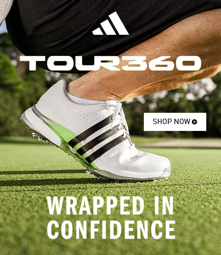 Adidas TOUR 360 Shoes - New For 2024 - Now Available at Rock Bottom Golf brand page - mobile image