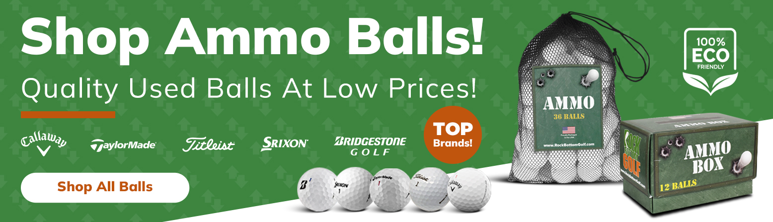 Save MORE on Used Golf Balls at Rock Bottom Golf!