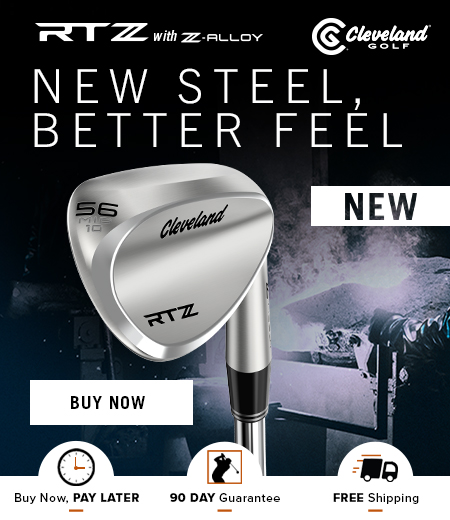 Cleveland Golf Clubs at Rock Bottom Golf brand page - mobile image