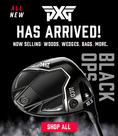 PXG Golf at Rock Bottom Golf brand page - mobile image