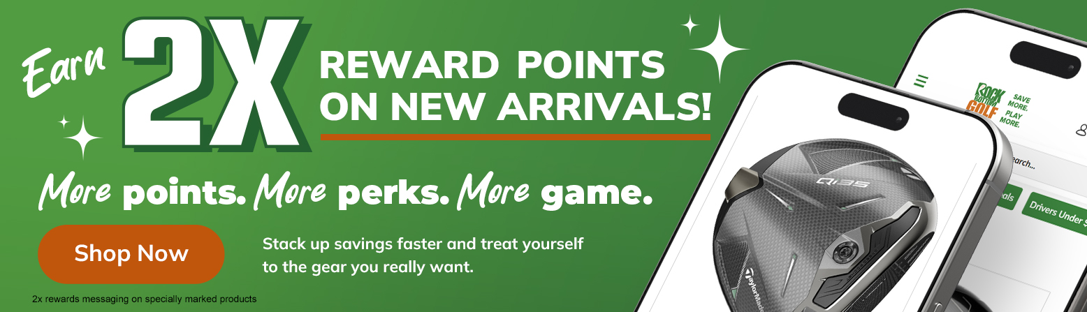 Earn 2x Rewards On New Arrivals - Sign Up Today! - desktop image