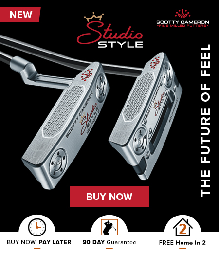 Scotty Cameron Golf Clubs at Rock Bottom Golf brand page - mobile image