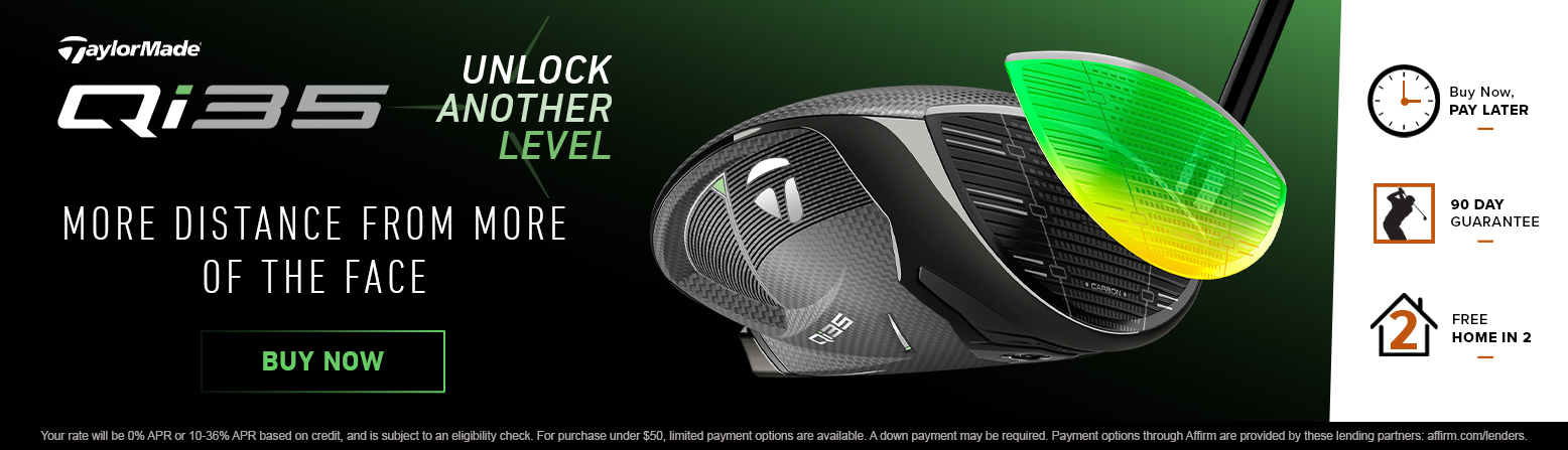 Shop Left Handed TaylorMade Qi35 Clubs At Rock Bottom Golf!