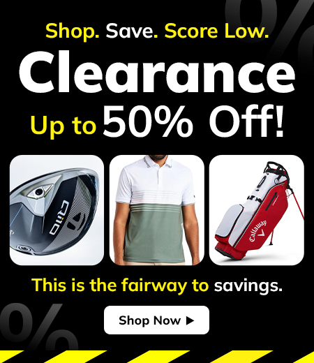 Up To 50% Off Golf Gear Clearance! Shop HUGE Savings On Golf Clubs, Golf Bags and Carts, Golf Balls, Apparel, Golf Shoes And Footwear, Golf Accessories, Golf Electronics, And MORE! - mobile image